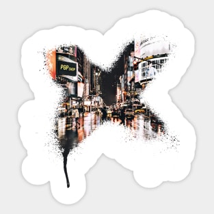 New York City Graffiti Design//TImes Square Sticker